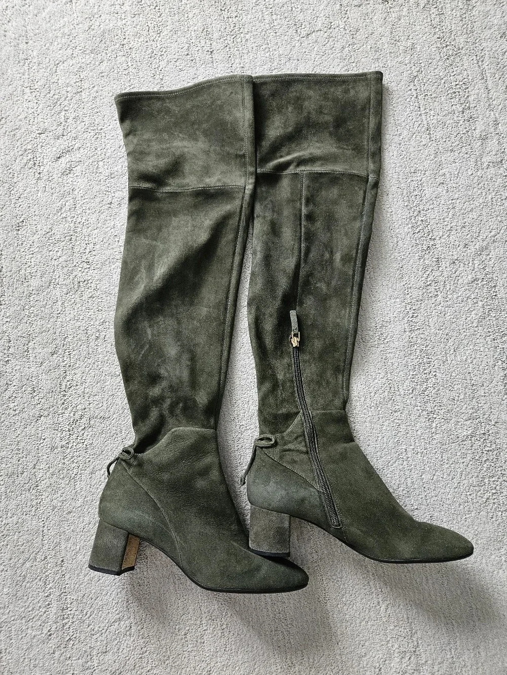 Tory Burch Laila Over-the-knee Boots In Green Size 8.5